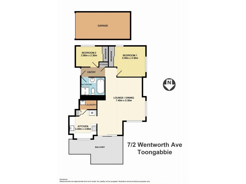 7/2 Wentworth St, Toongabbie NSW 2146 Floorplan