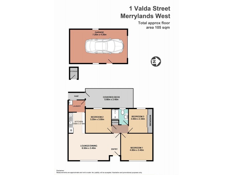 1 Valda Street, Merrylands West NSW 2160 Floorplan