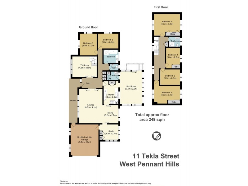 11 Tekla Street, West Pennant Hills NSW 2125 Floorplan