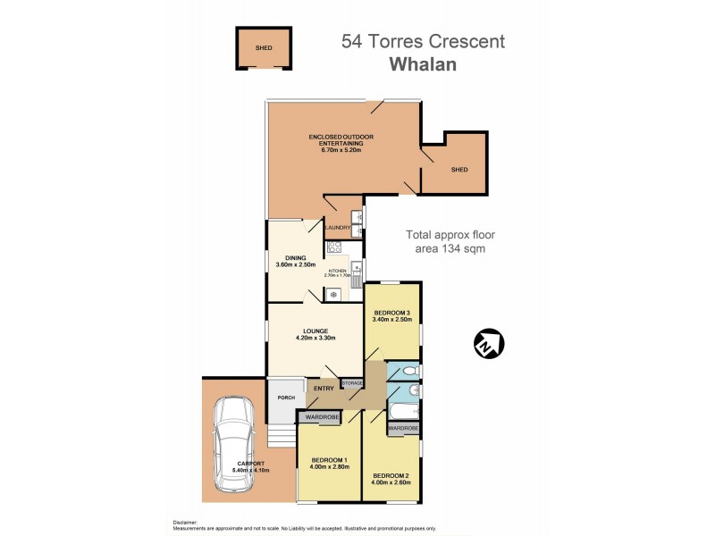 54 Torres Crescent, Whalan NSW 2770 Floorplan