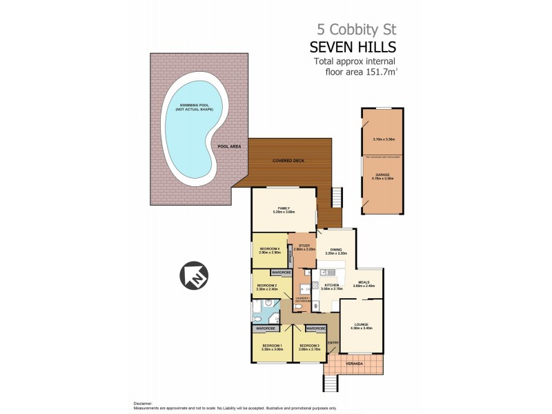 5 Cobbity Street, Seven Hills NSW 2147 Floorplan