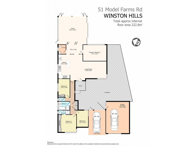 51 Model Farms Road, Winston Hills NSW 2153 Floorplan