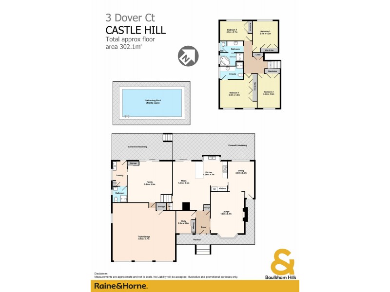 3 Dover Court, Castle Hill NSW 2154 Floorplan