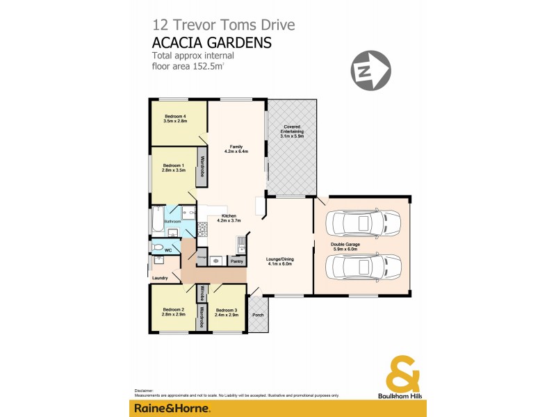 12 Trevor Toms Drive, Acacia Gardens NSW 2763 Floorplan