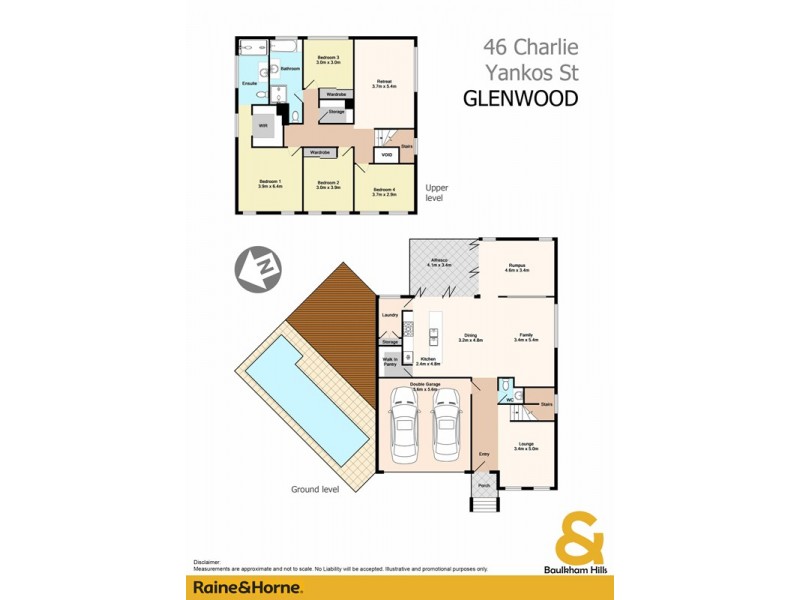 46 Charlie Yankos Street, Glenwood NSW 2768 Floorplan