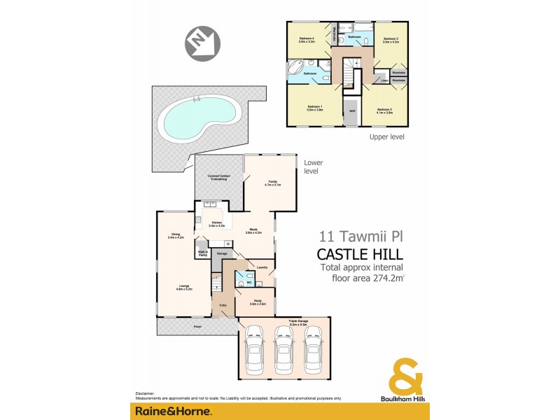 11 Tawmii Place, Castle Hill NSW 2154 Floorplan