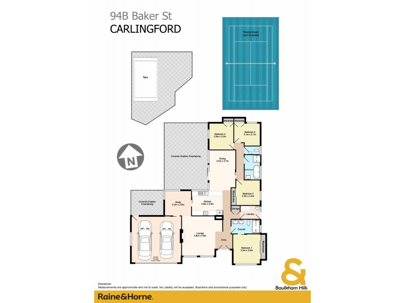 94B Baker Street, Carlingford NSW 2118 Floorplan