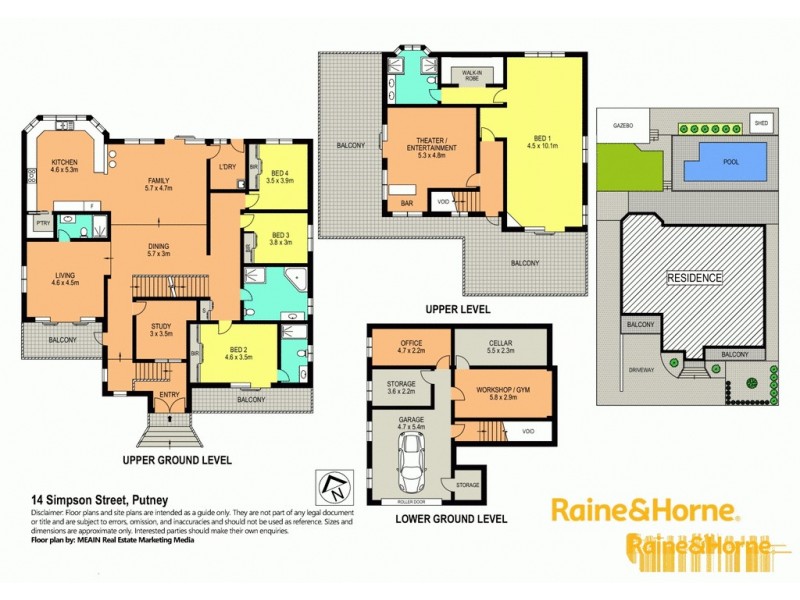 14 Simpson Street, Putney NSW 2112 Floorplan