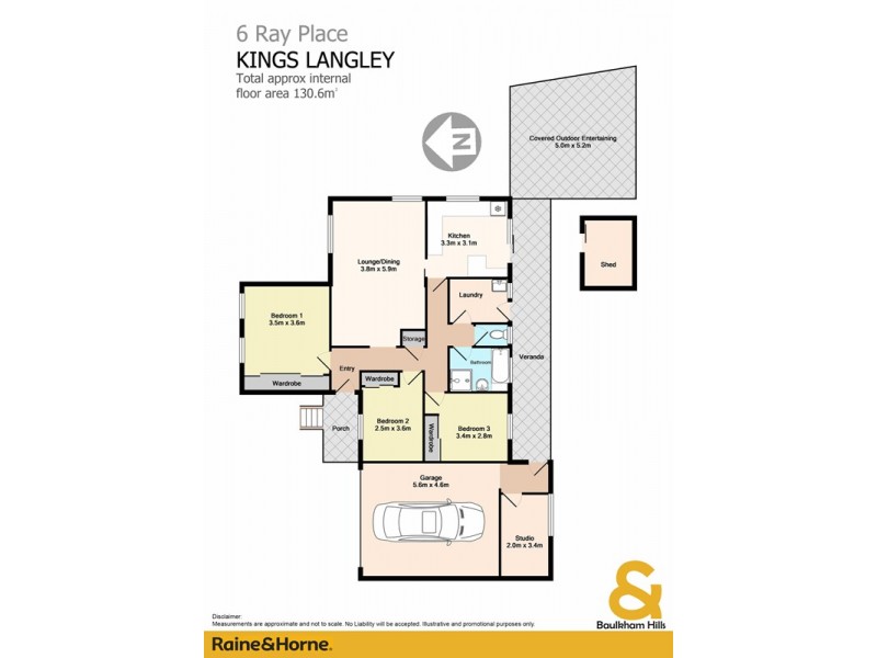 6 Ray Place, Kings Langley NSW 2147 Floorplan