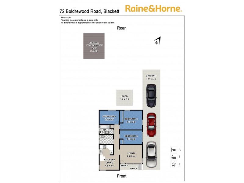 72 Boldrewood Road, Blackett NSW 2770 Floorplan