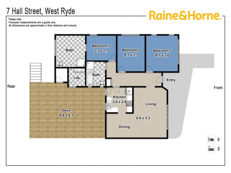 7 HALL STREET, West Ryde NSW 2114 Floorplan