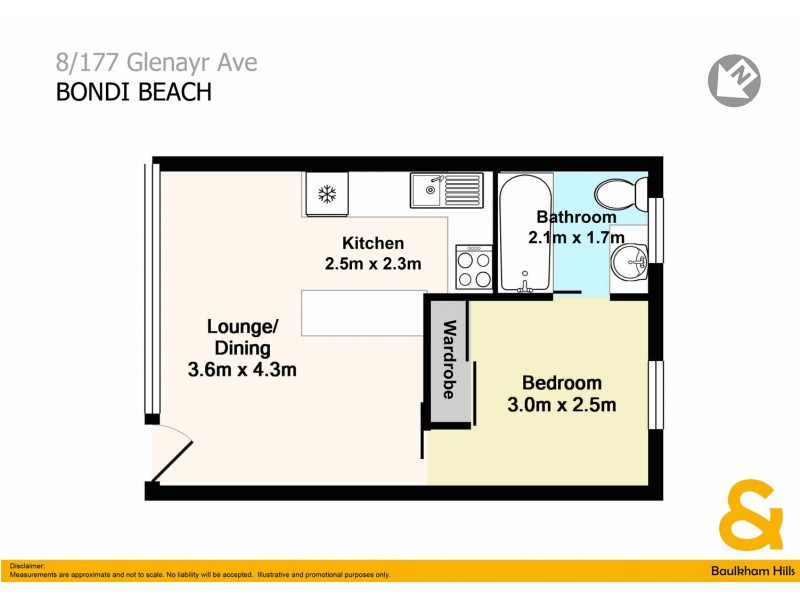 8/177 Glenayr Avenue, Bondi Beach NSW 2026 Floorplan