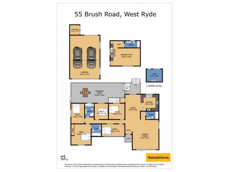 55 BRUSH ROAD, West Ryde NSW 2114 Floorplan