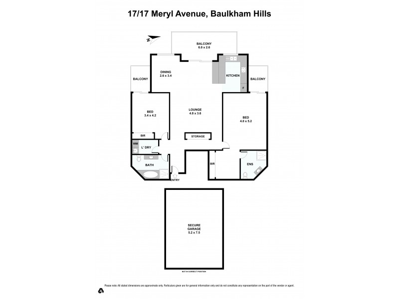 17/17-21 MERYLL AVENUE, Baulkham Hills NSW 2153 Floorplan