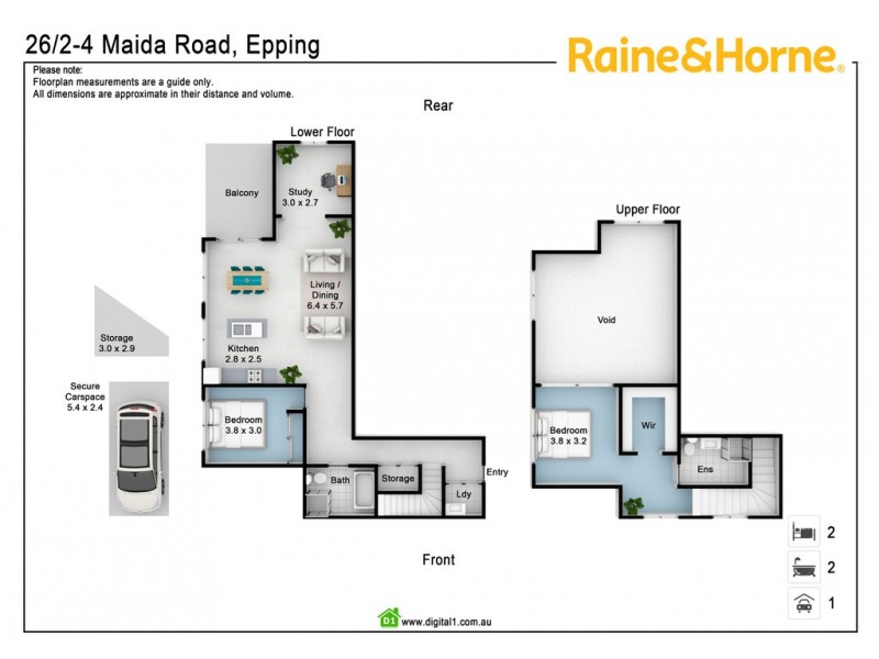 26/2 MAIDA ROAD, Epping NSW 2121 Floorplan
