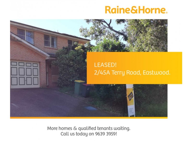 2/45a Terry Road, Eastwood NSW 2122