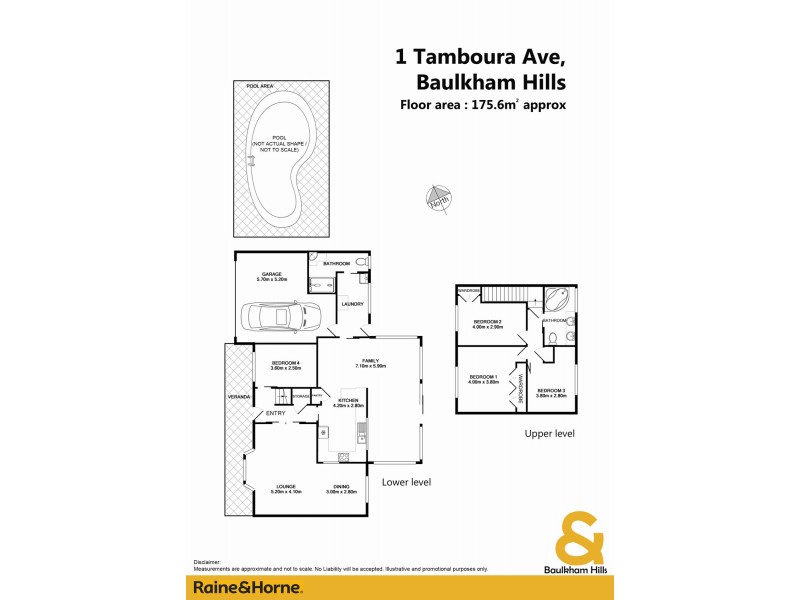 1 Tamboura Avenue, Baulkham Hills NSW 2153 Floorplan