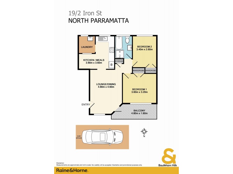 19/2 Iron Street, North Parramatta NSW 2151 Floorplan