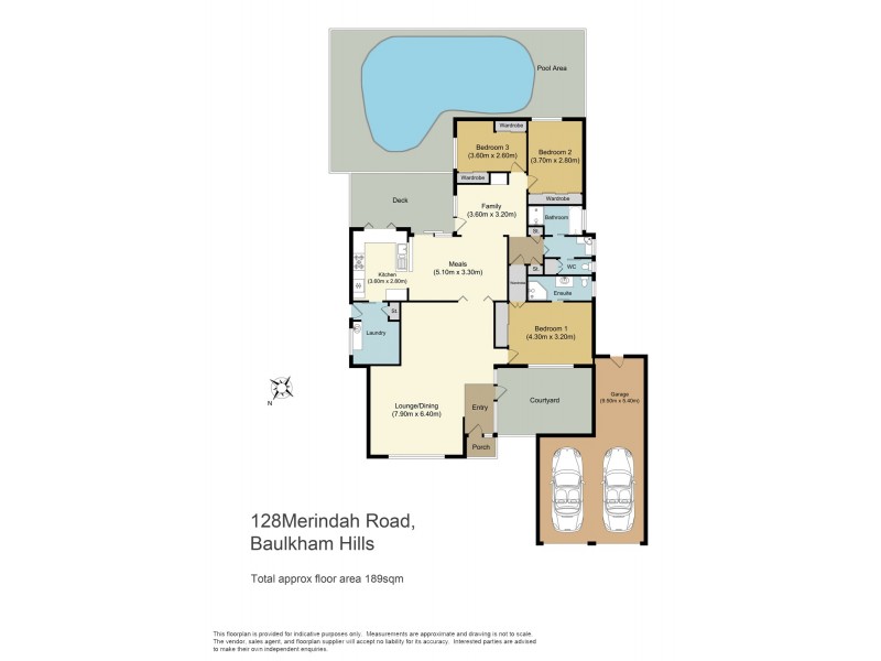 128 Merindah Rd, Baulkham Hills NSW 2153 Floorplan