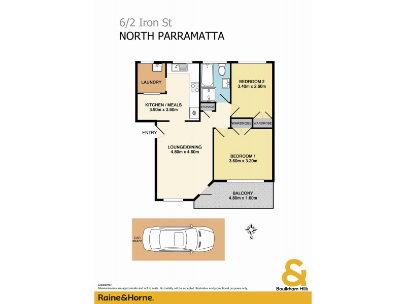 6/2 Iron Street, North Parramatta NSW 2151 Floorplan