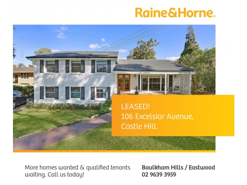 106 Excelsior Avenue, Castle Hill NSW 2154