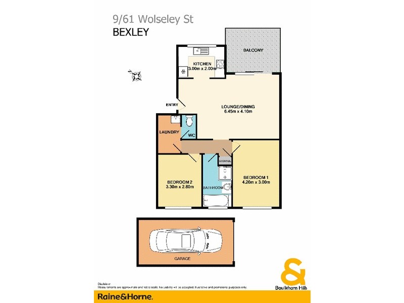 9/61 Wolseley Street, Bexley NSW 2207 Floorplan