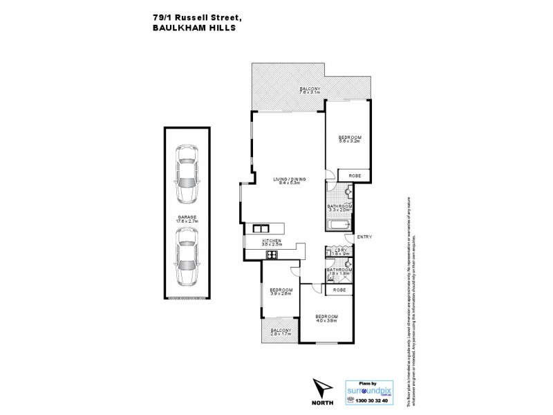 79/1 Russell Street, Baulkham Hills NSW 2153 Floorplan