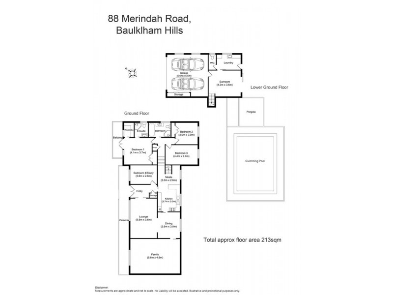 88 Merindah Road, Baulkham Hills NSW 2153 Floorplan