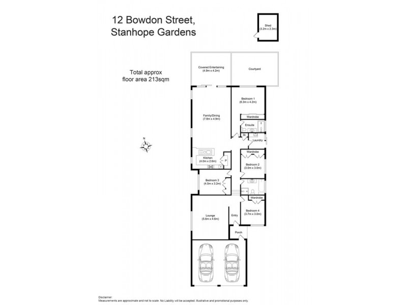 12 Bowdon St, Stanhope Gardens NSW 2768 Floorplan