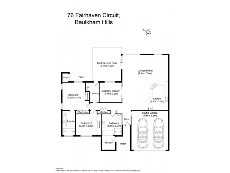 76 Fairhaven Circuit, Baulkham Hills NSW 2153 Floorplan
