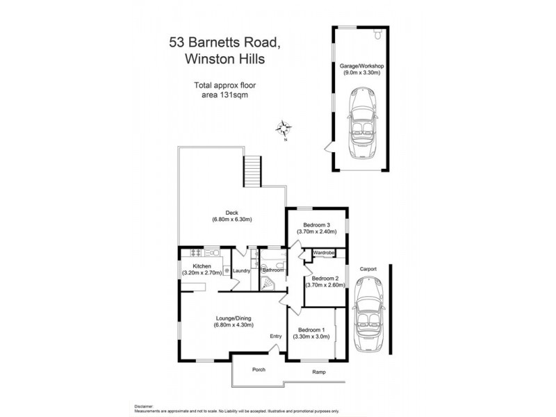 53 Barnetts Road, Winston Hills NSW 2153 Floorplan