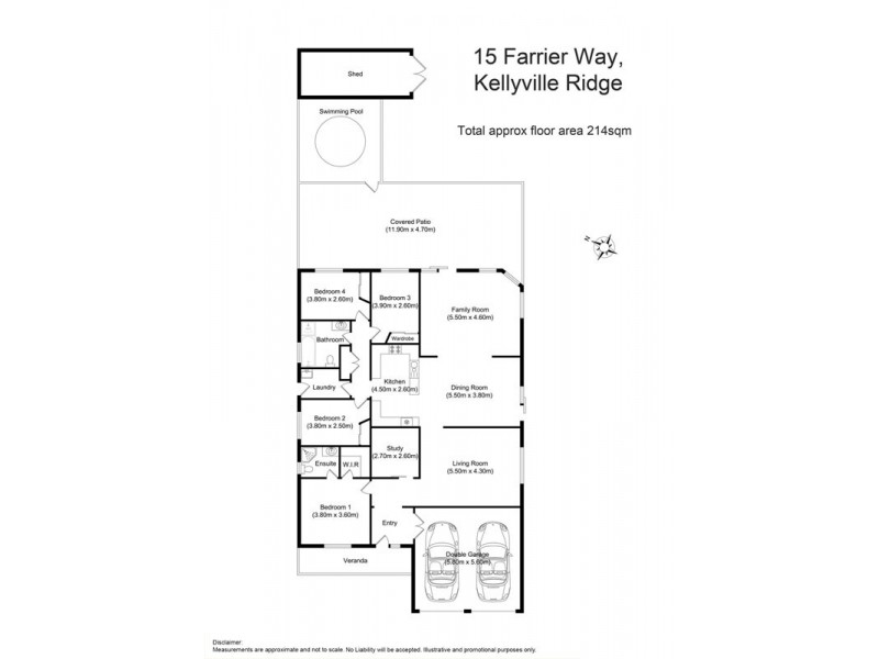 15 Farrier Way, Kellyville Ridge NSW 2155 Floorplan