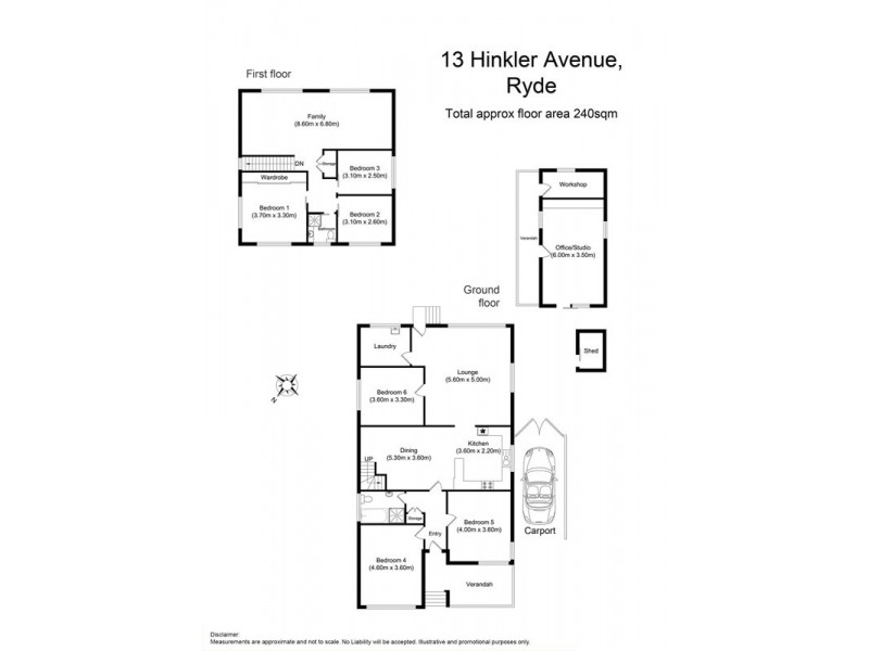 13 Hinkler Avenue, Ryde NSW 2112 Floorplan