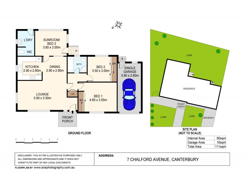 7 Chalford Avenue, Canterbury NSW 2193 Floorplan