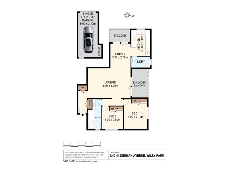 3/40-44 Denman Avenue, Wiley Park NSW 2195 Floorplan