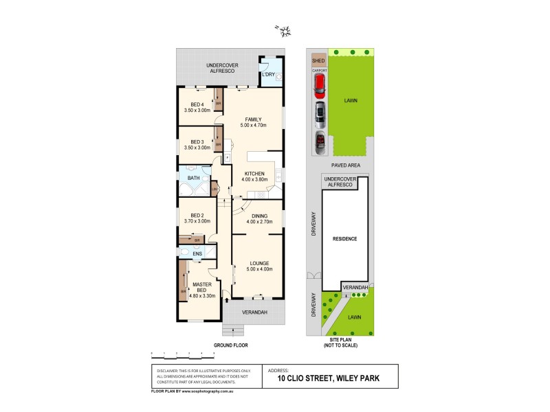 10 Clio Street, Wiley Park NSW 2195 Floorplan