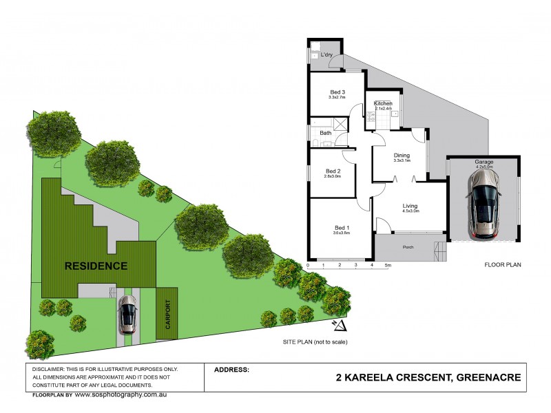 2 Kareela Crescent, Greenacre NSW 2190 Floorplan