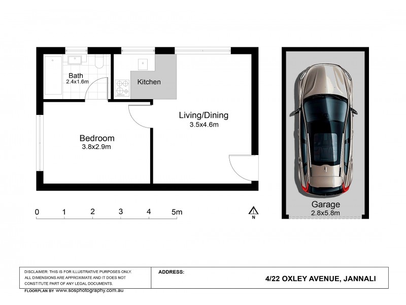 4/22 Oxley Avenue, Jannali NSW 2226 Floorplan
