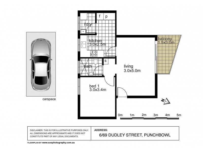 6/69 Dudley Street, Punchbowl NSW 2196 Floorplan