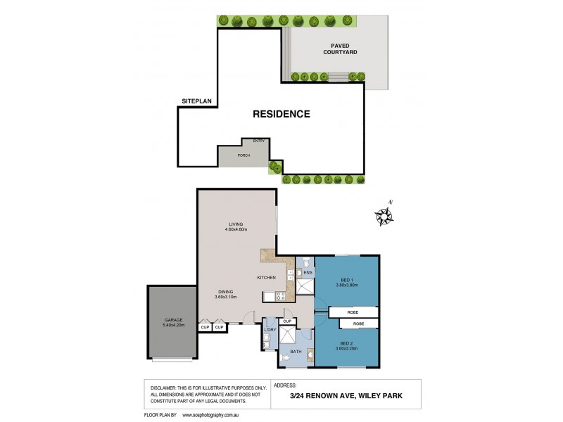 3/24 Renown Avenue, Wiley Park NSW 2195 Floorplan