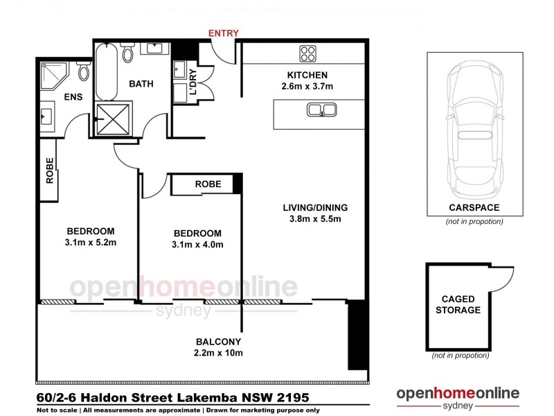 60/2 Haldon Street, Lakemba NSW 2195 Floorplan