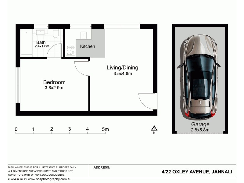 4/22 Oxley Avenue, Jannali NSW 2226 Floorplan