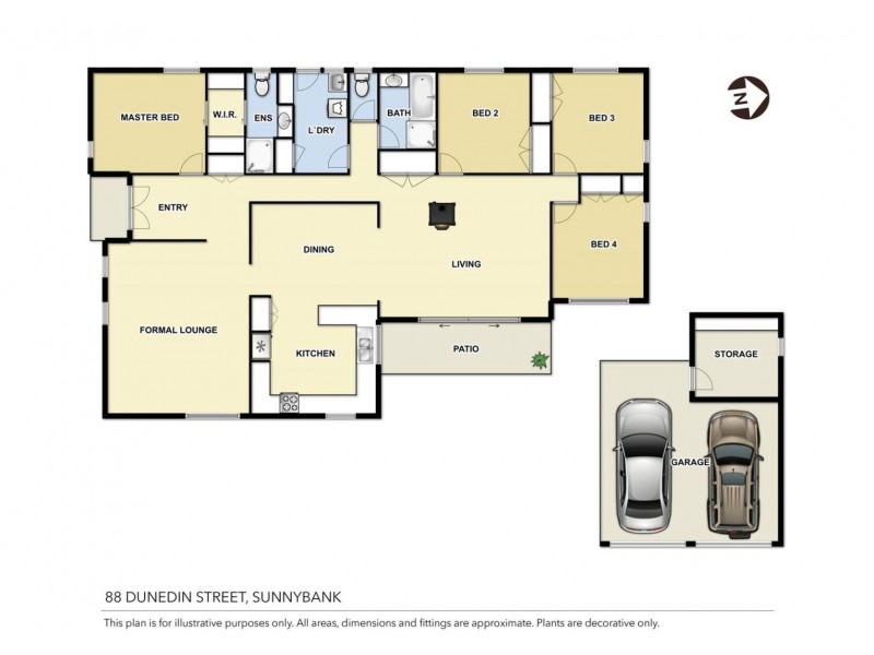 88 Dunedin Street, Sunnybank QLD 4109 Floorplan