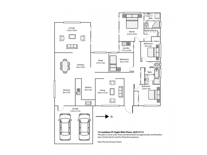 13 Leelaben Place, Eight Mile Plains QLD 4113 Floorplan