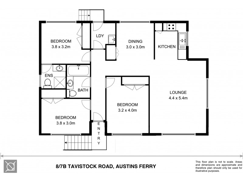 8/7B Tavistock Road, Austins Ferry TAS 7011 Floorplan