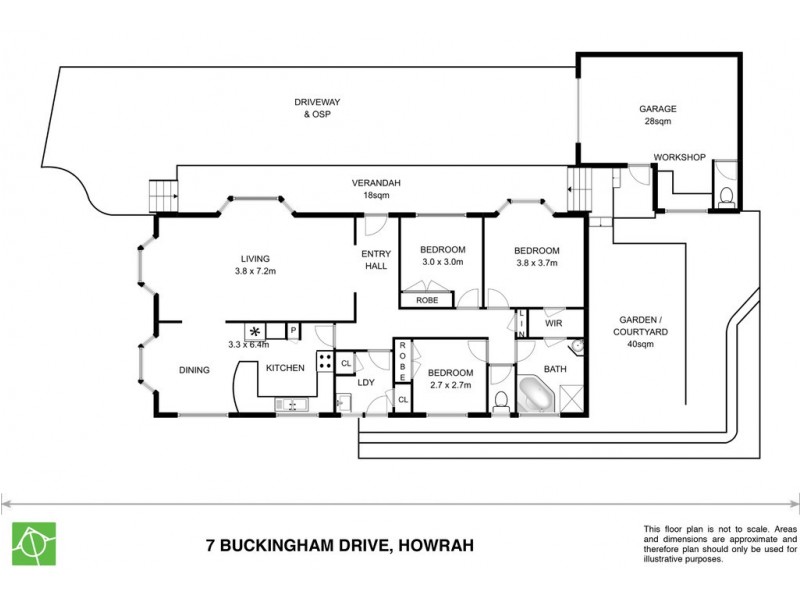7 Buckingham Drive, Howrah TAS 7018 Floorplan
