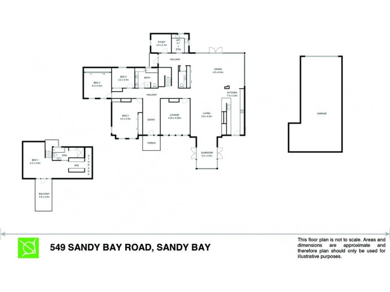 549 Sandy Bay Road, Sandy Bay TAS 7005 Floorplan