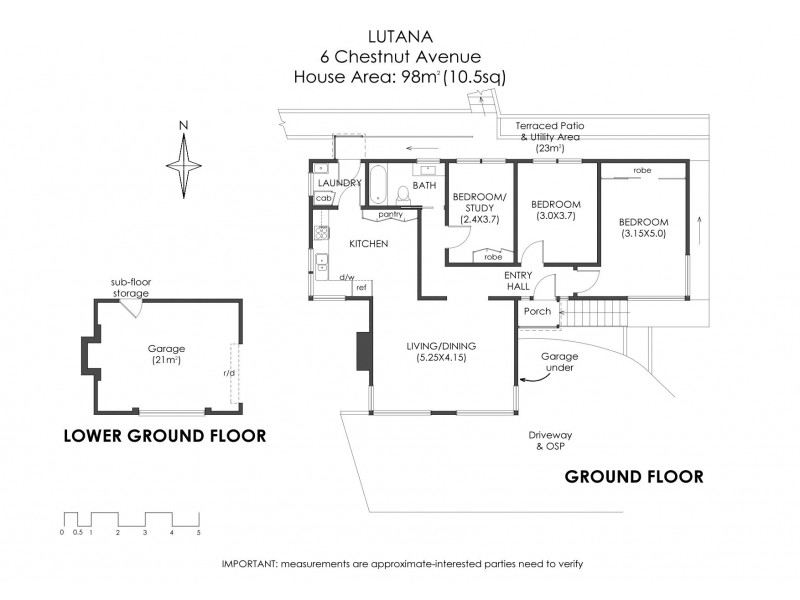 6 Chestnut Avenue, Lutana TAS 7009 Floorplan