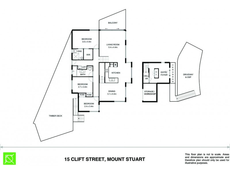 15 Clift Street, Mount Stuart TAS 7000 Floorplan