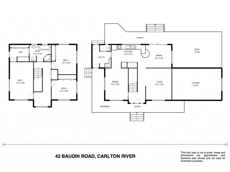 42 Baudin Road, Carlton River TAS 7173 Floorplan